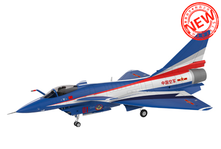 黄赛航空 2115mm歼十涡喷版八一新版(深蓝)涂装
