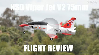 HSDJETS 75mm Viper Jet V2 Flight